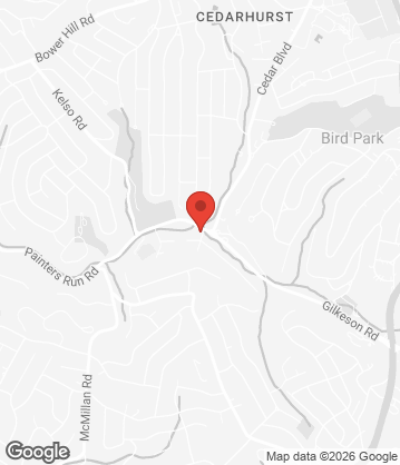 Map of Crust Cafe And Pizzeria - 509 Painters Run Rd, Pittsburgh, PA, 15228, US
